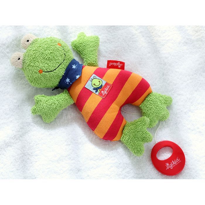 Мягкая игрушка Sigikid Лягушка 27 см (38680SK) изображение 5