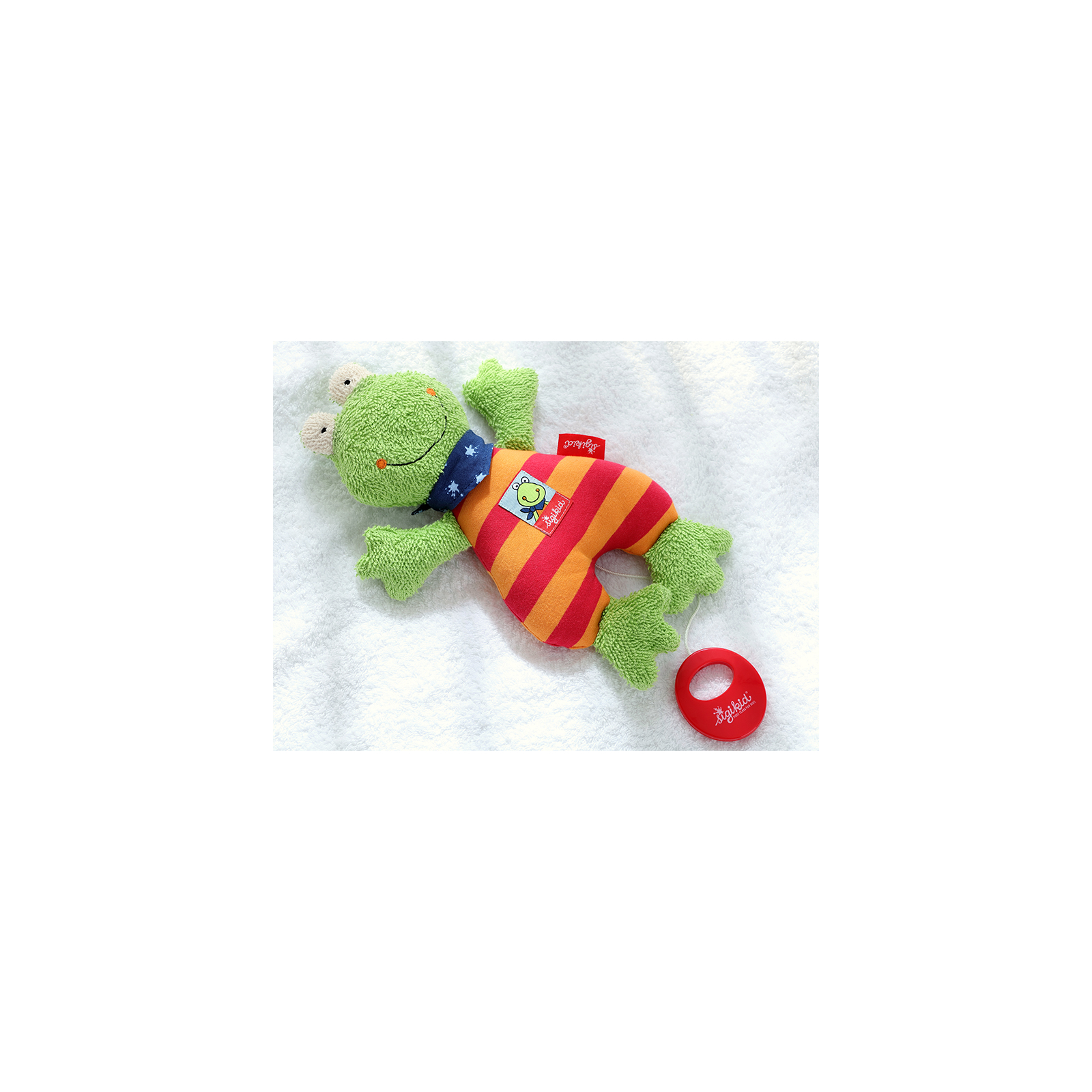 Мягкая игрушка Sigikid Лягушка 27 см (38680SK) изображение 5