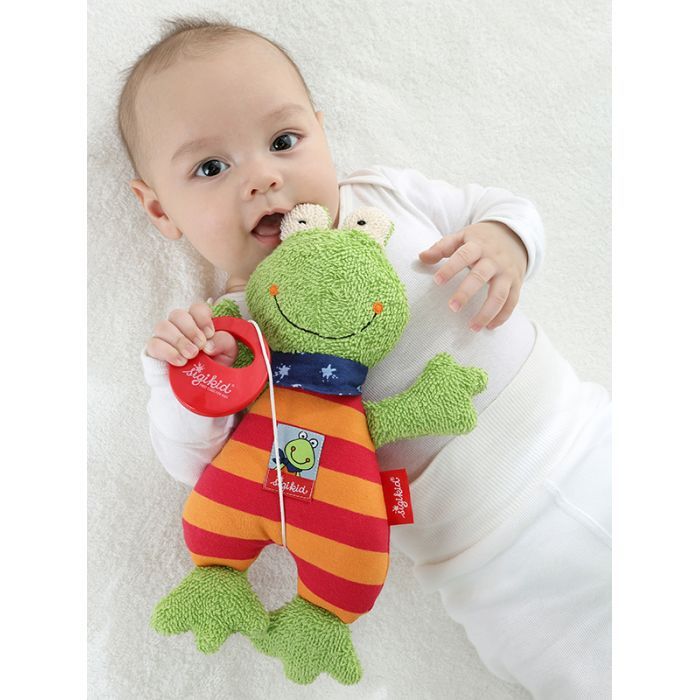 Мягкая игрушка Sigikid Лягушка 27 см (38680SK) изображение 6