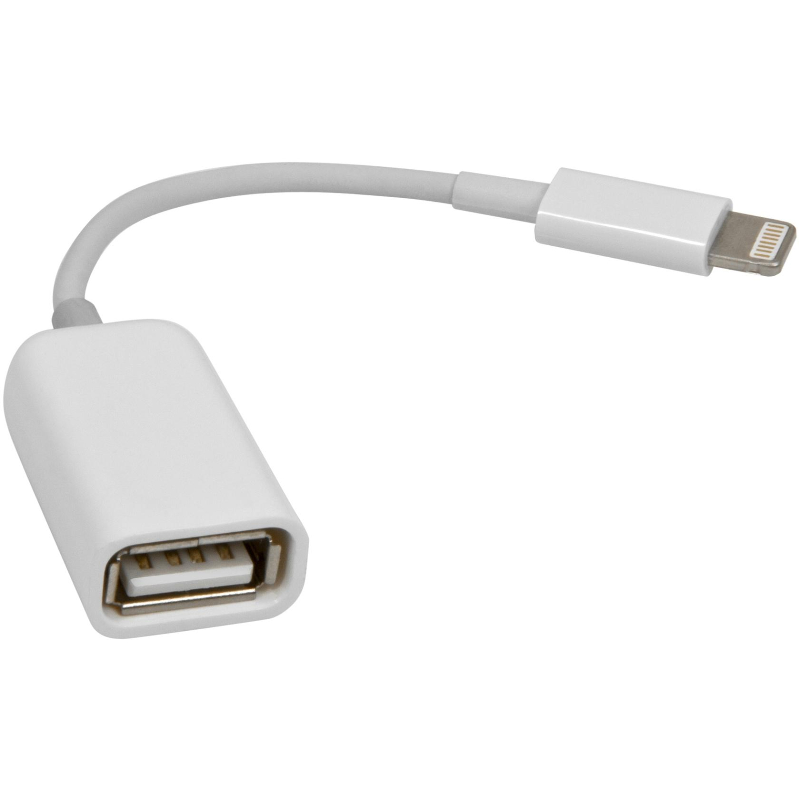 Дата кабель OTG USB 2.0 AF to Lightning 0.08m Defender (87657) зображення 2