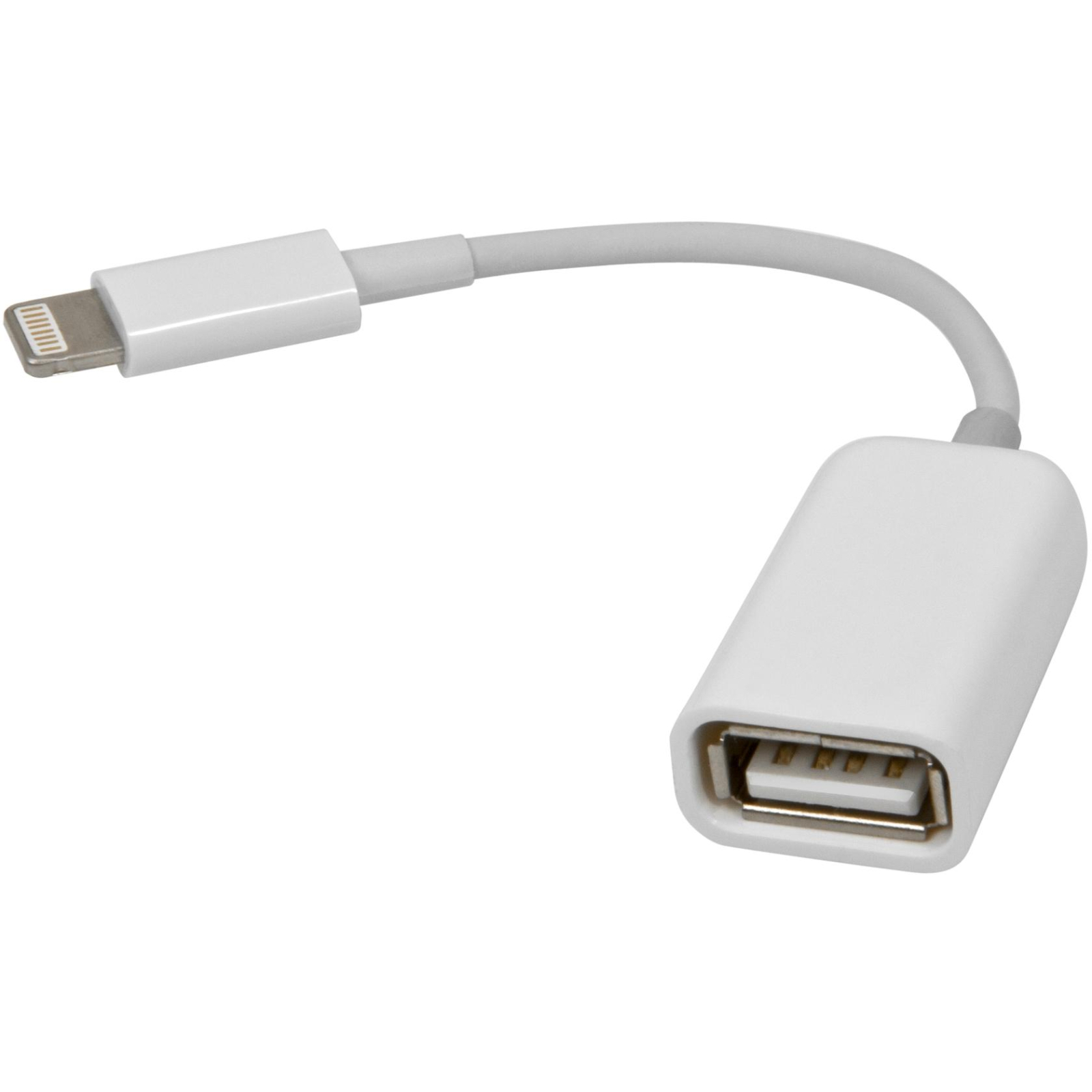 Дата кабель OTG USB 2.0 AF to Lightning 0.08m Defender (87657)