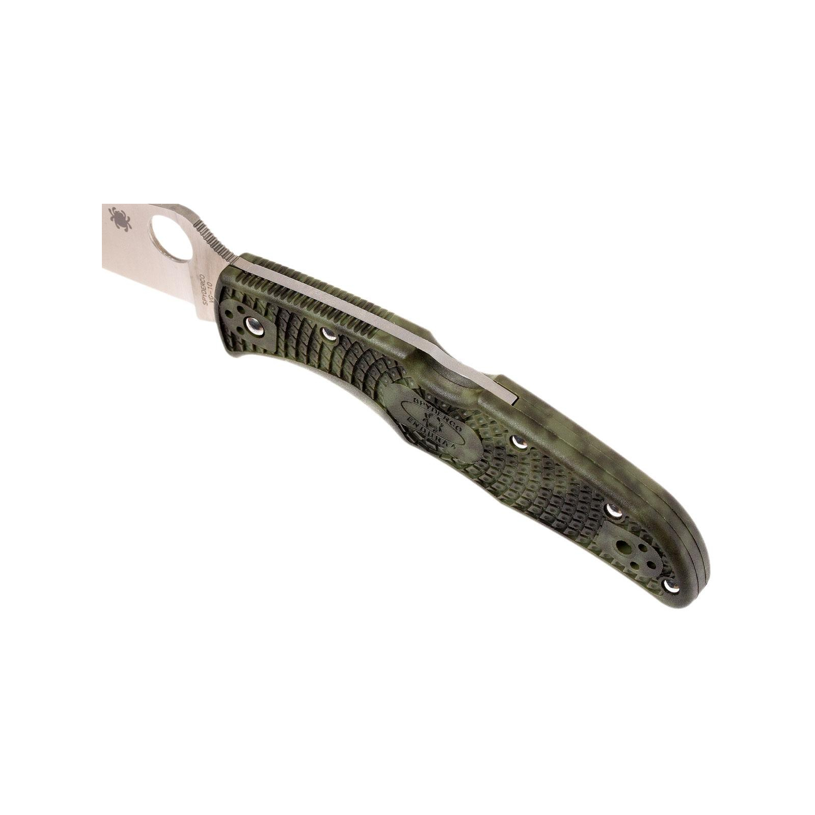 Нож Spyderco Endura 4 Flat Ground, camo (C10ZFPGR) изображение 4