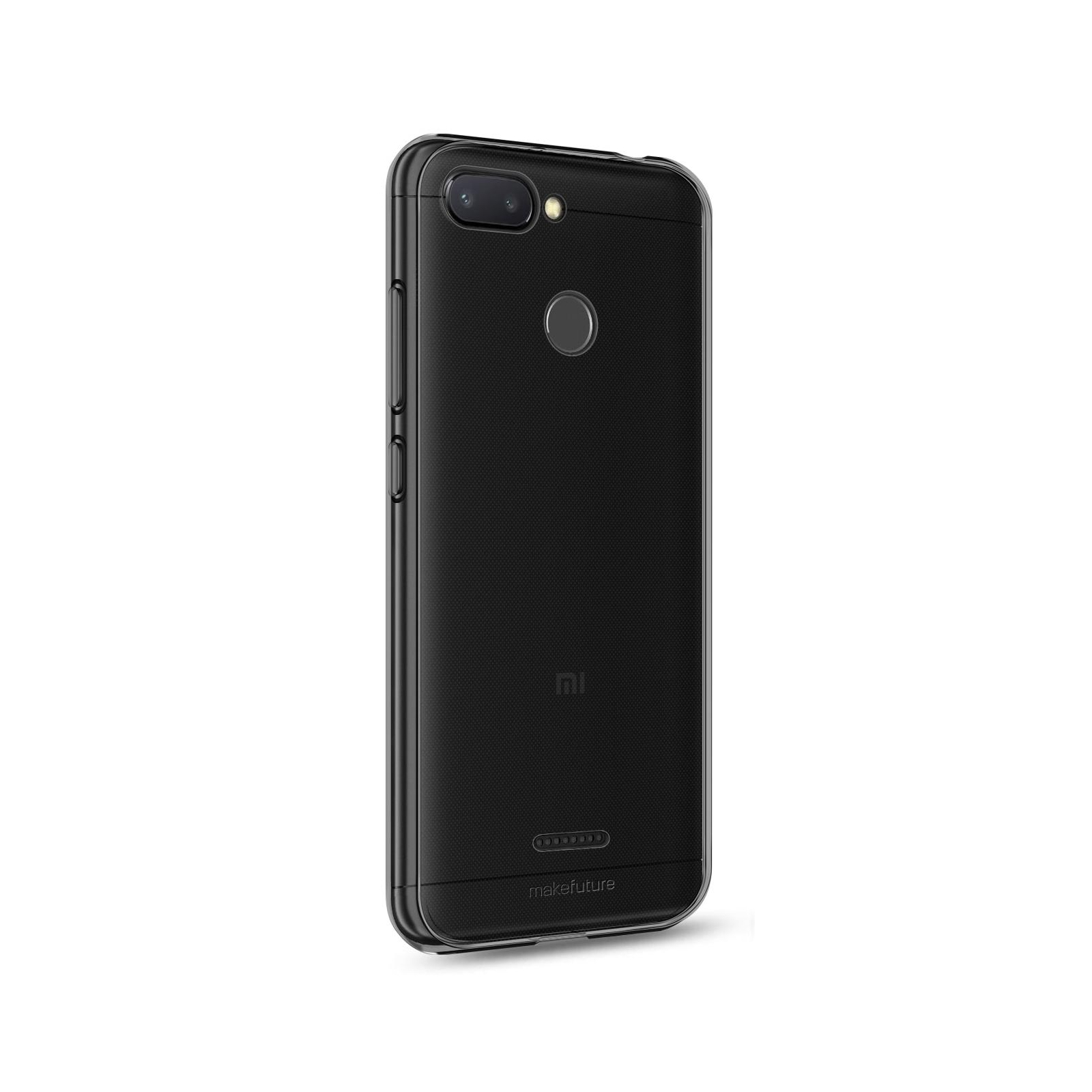 Чохол до мобільного телефона MakeFuture Air Case (Clear TPU) Xiaomi Redmi 6 Black (MCA-XR6BK) зображення 2