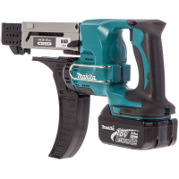 Шуруповерт Makita магазинный с автоматической подачей + кейс (DFR550RFE) изображение 3