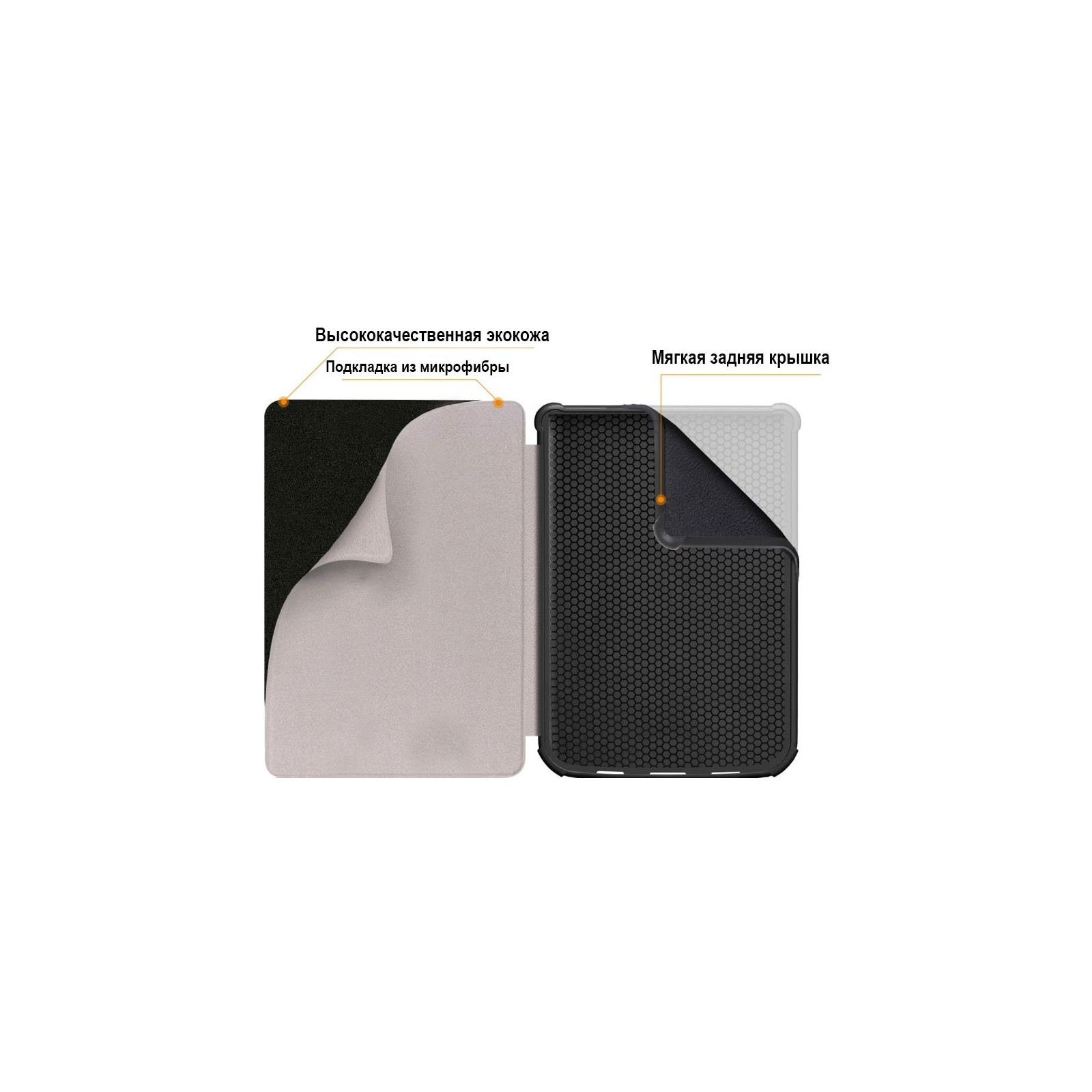 Чехол для электронной книги AirOn для PocketBook 616/627/632 black (6946795850178) изображение 6