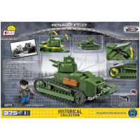 Конструктор Cobi Танк Рено ФТ-17 375 деталей (5902251029739) зображення 10