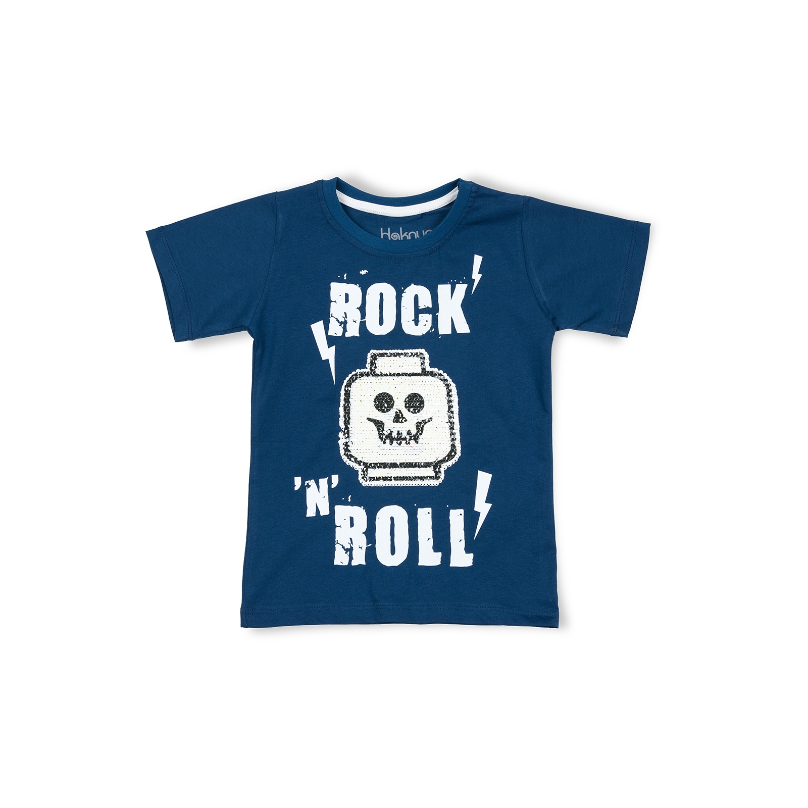 Футболка дитяча Haknur "ROCK N ROLL" (7110-116B-indigo)