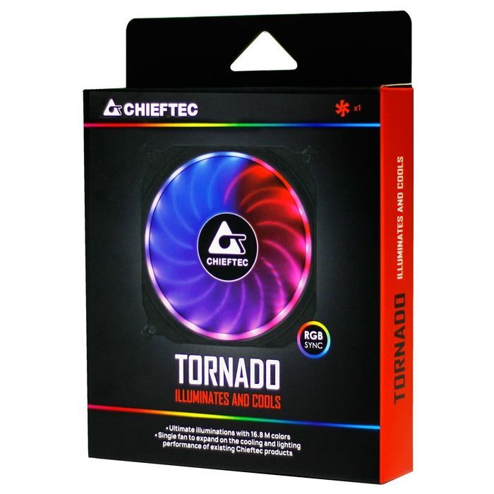 Кулер для корпуса Chieftec TORNADO ARGB (CF-1225RGB) изображение 5