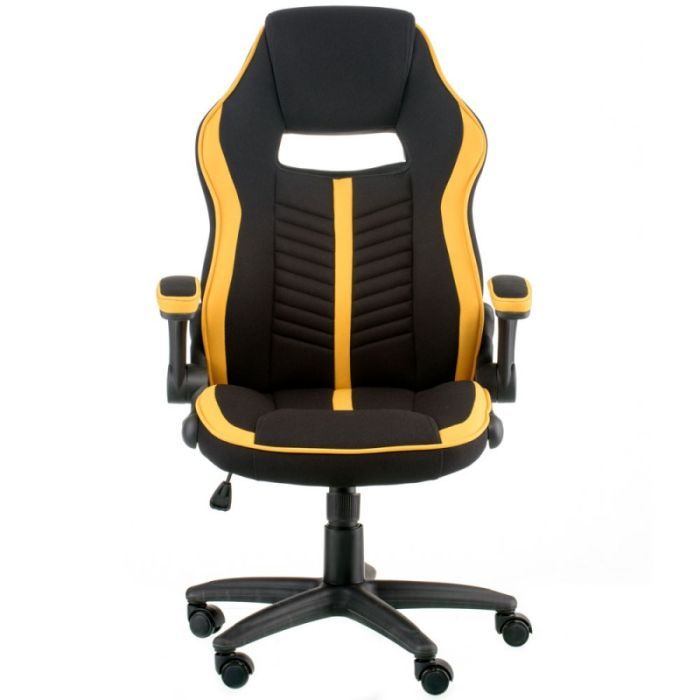 Кресло игровое Special4You Prime black/yellow (E5548) изображение 2
