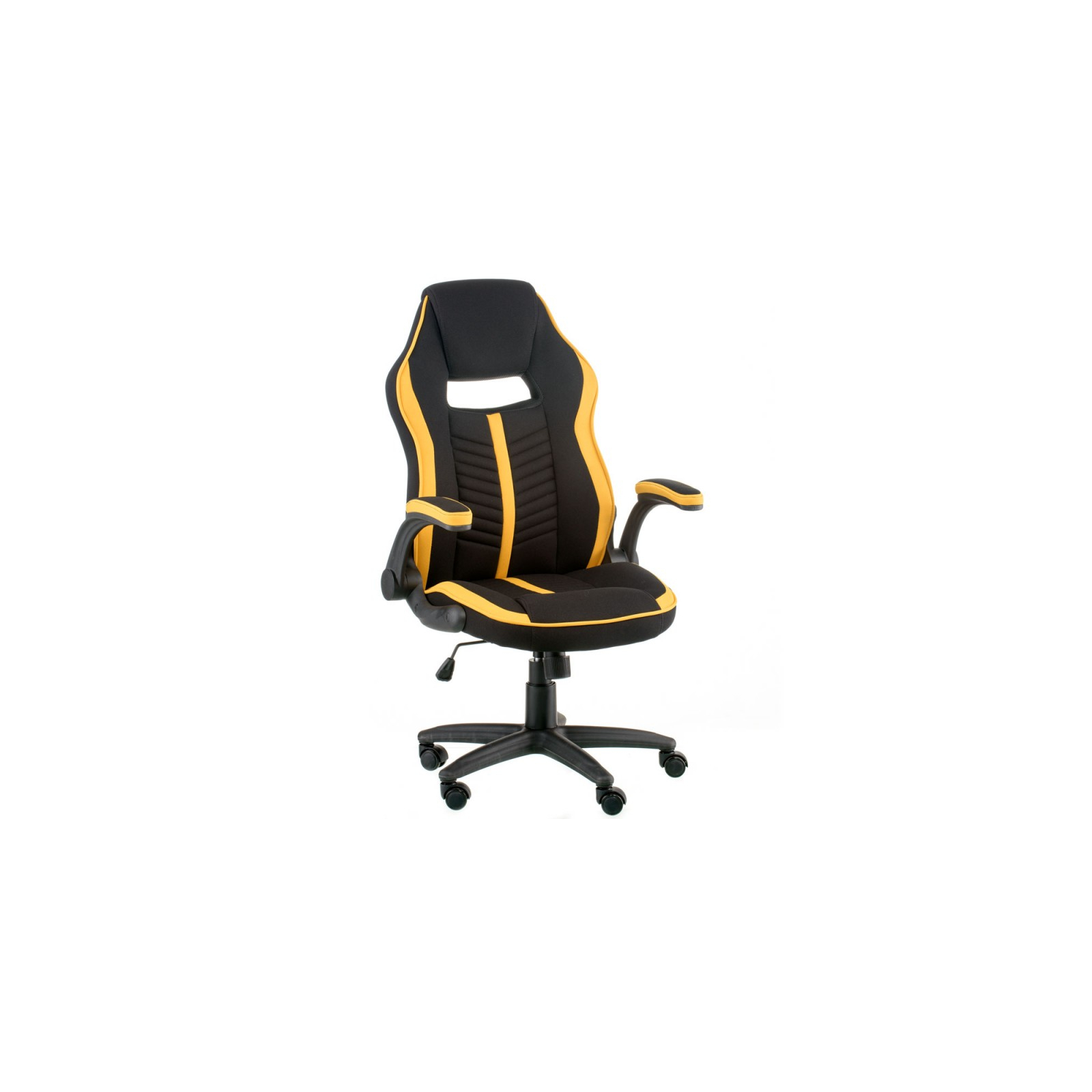 Кресло игровое Special4You Prime black/yellow (000003638) изображение 3