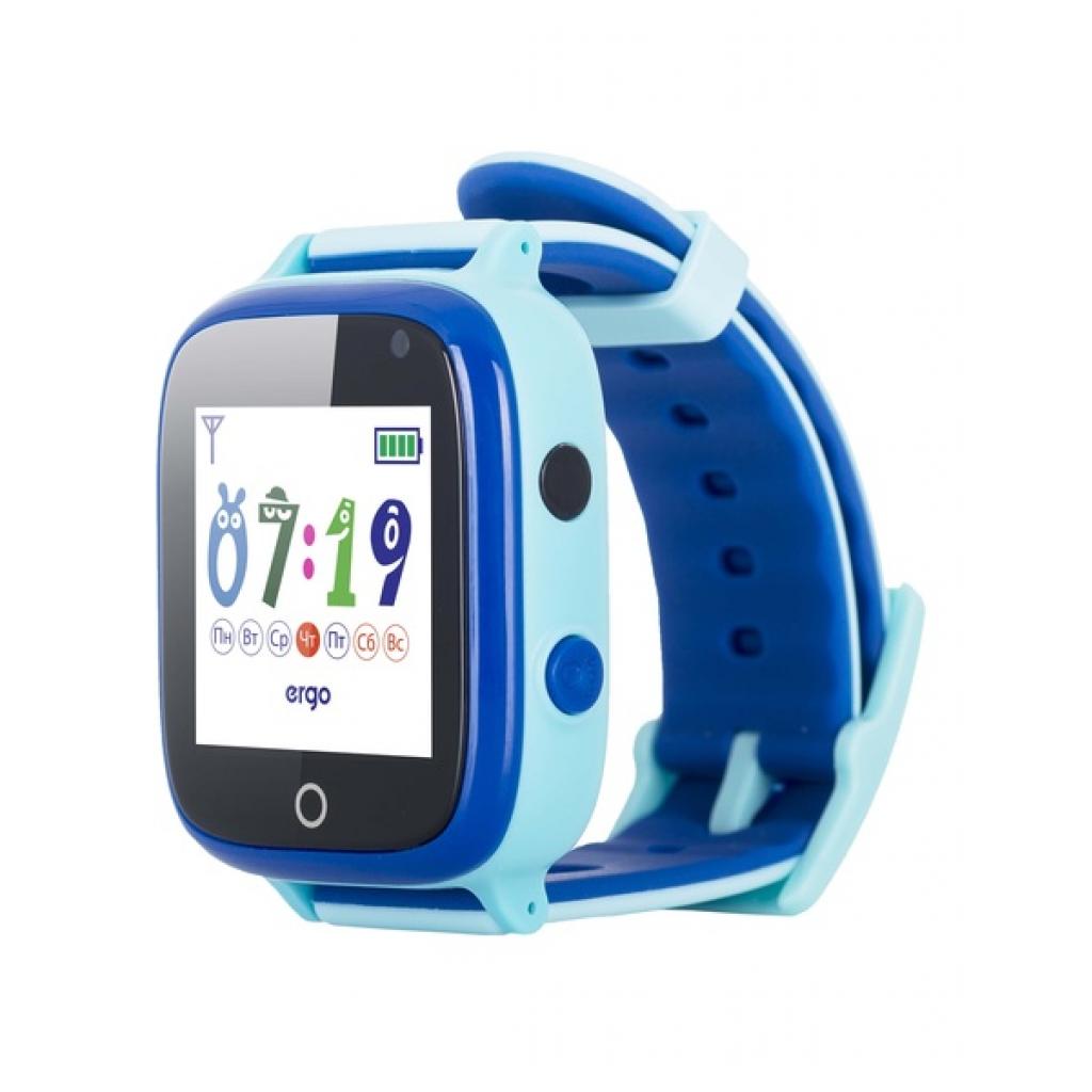 Смарт-часы Ergo GPS Tracker Color C020 - Детский трекер (Blue) (GPSC020B)