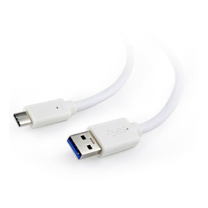 Дата кабель USB 3.0 AM to Type-C 0.1m Cablexpert (CCP-USB3-AMCM-W-0.1M)