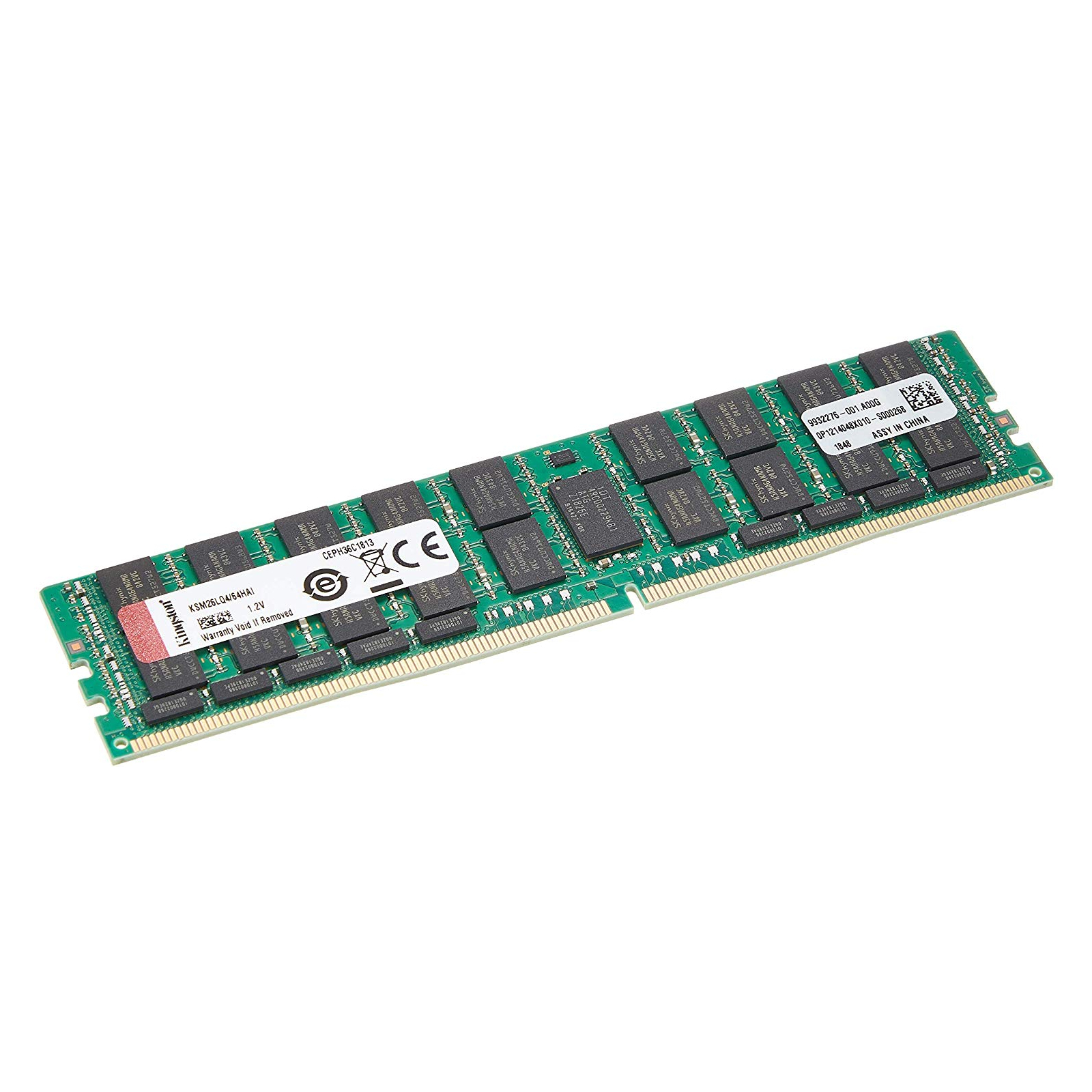 Модуль памяти для сервера DDR4 64GB ECC LRDIMM 2666MHz 4Rx4 1.2V CL19 Kingston (KSM26LQ4/64HAI)