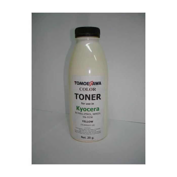 Тонер KYOCERA TK-5220 (20г) Yellow Tomoegawa (TG-KM5021Y-20)