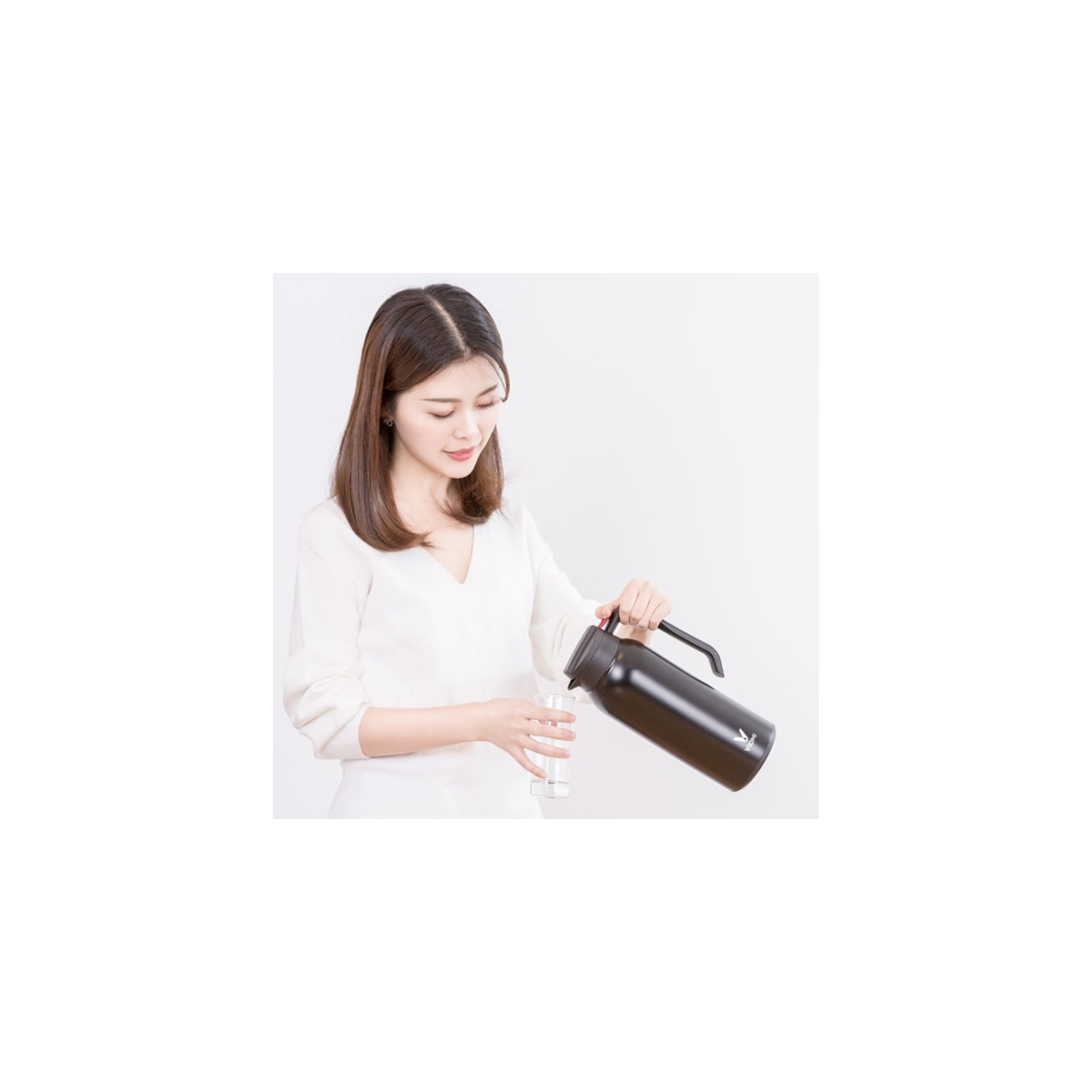 Термос Xiaomi Viomi stainless vacuum cup 1,5 л Black (Ф02260) зображення 3