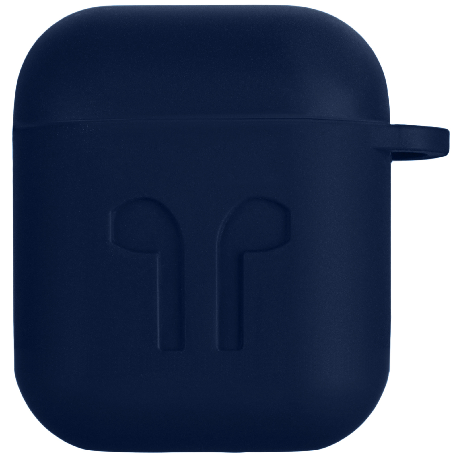 Чохол для навушників 2E для Apple AirPods Pure Color Silicone Imprint 1.5 мм Black (2E-AIR-PODS-IBSI-1.5-BK)