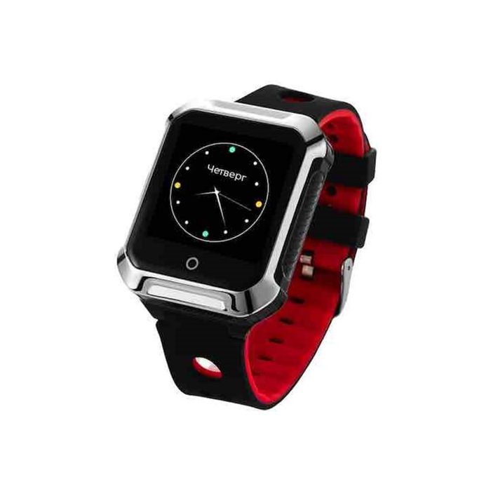 Смарт-часы GoGPS М02 Black Телефон-часы с GPS треккером (M02BK)