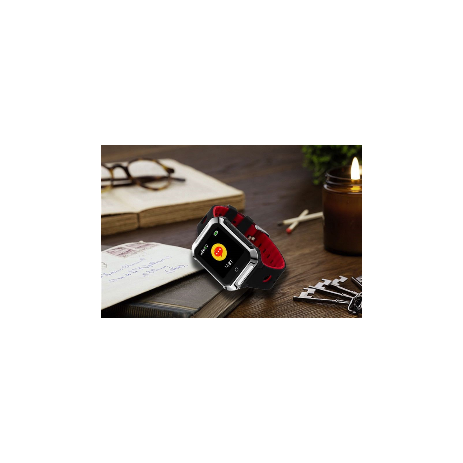 Смарт-часы GoGPS М02 Black Телефон-часы с GPS треккером (M02BK) изображение 3