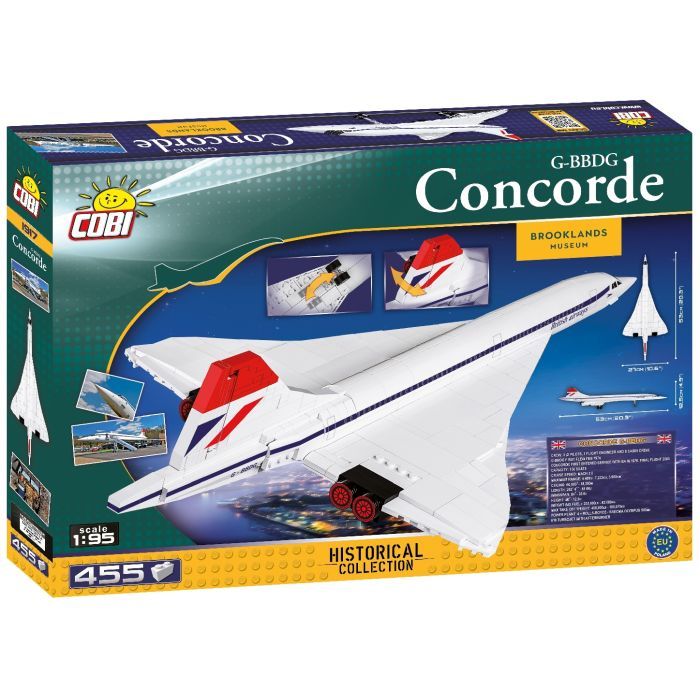 Конструктор Cobi Конкорд 1:95 455 деталей (COBI-1917) зображення 4