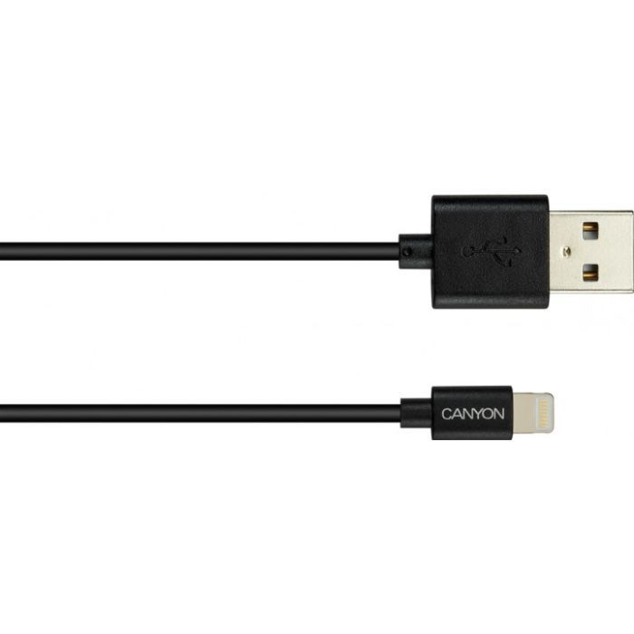 Дата кабель USB 2.0 AM to Lightning 1.0m MFI Black Canyon (CNS-MFICAB01B) изображение 2