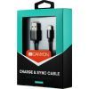 Дата кабель USB 2.0 AM to Lightning 1.0m MFI Black Canyon (CNS-MFICAB01B) изображение 3
