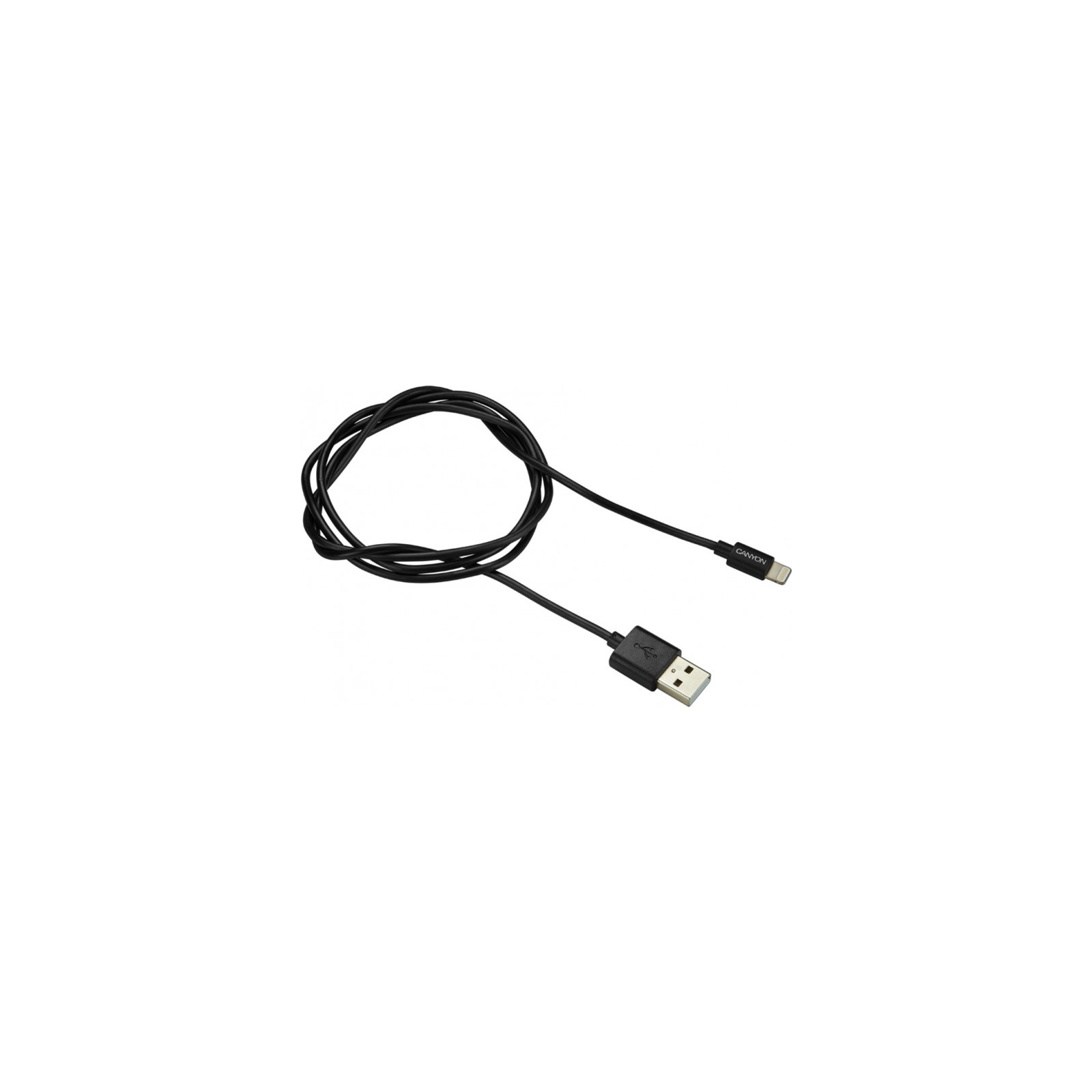 Дата кабель USB 2.0 AM to Lightning 1.0m MFI Black Canyon (CNS-MFICAB01B)