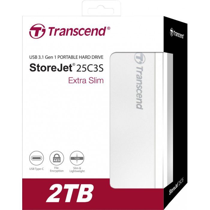 Внешний жесткий диск 2.5" 2TB Transcend (TS2TSJ25C3S) изображение 4
