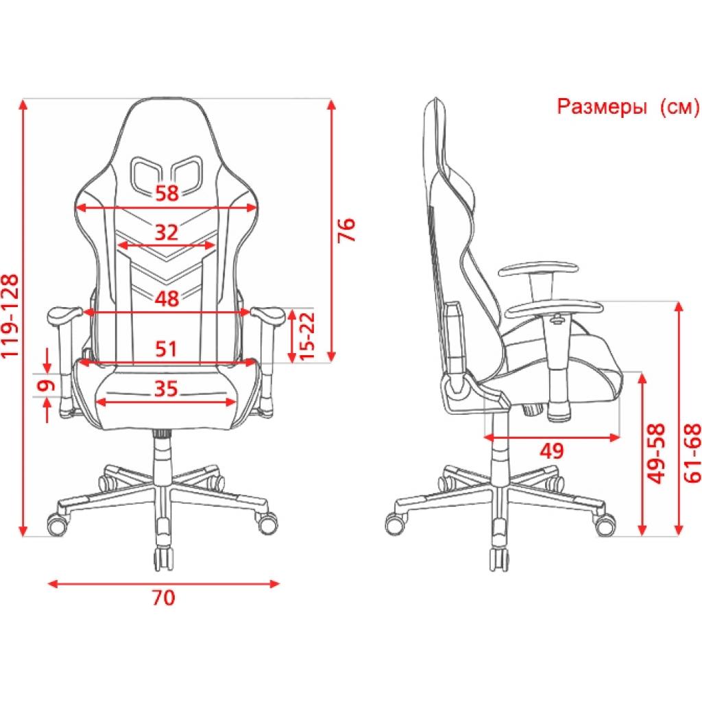Кресло игровое DXRacer Nex Black (EC-O134-N-K3-303) изображение 8