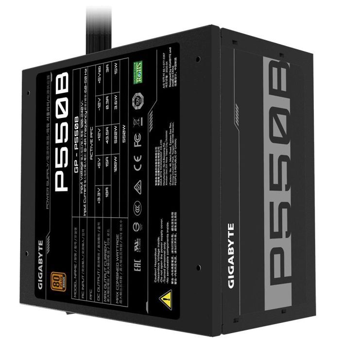 Блок питания GIGABYTE 550W (P550B) изображение 4