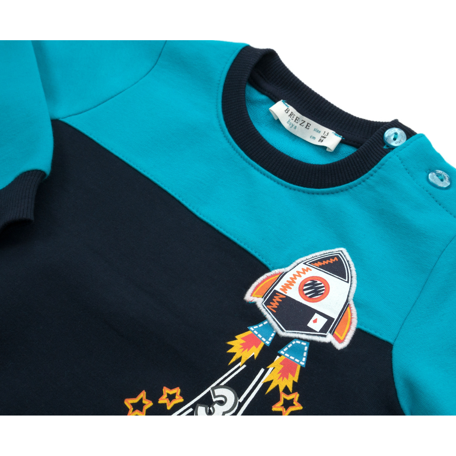 Набор детской одежды Breeze с ракетой (13284-86B-blue) изображение 7