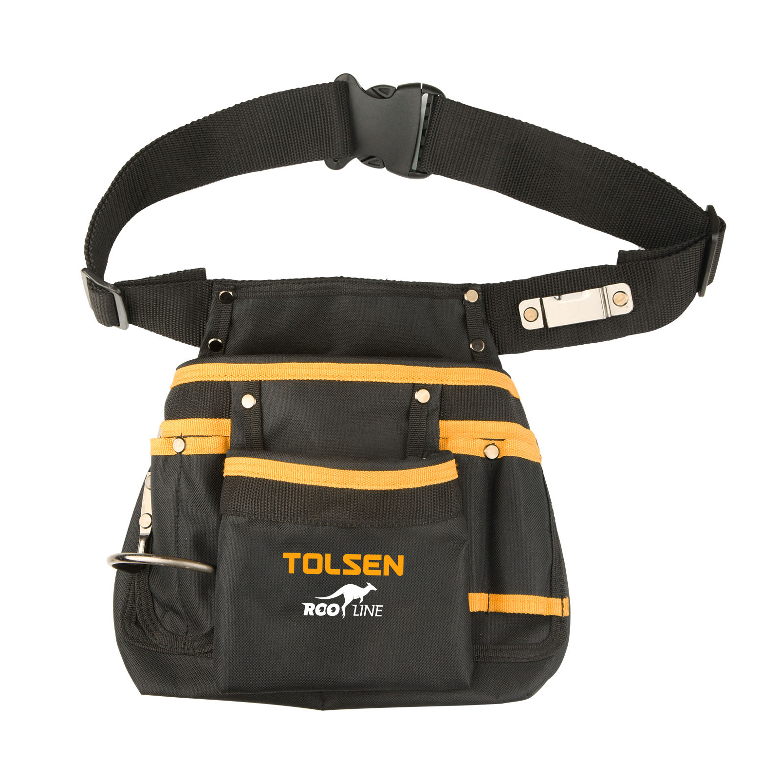 Сумка для інструмента Tolsen "ПРОФІ" сумка-пояс 11 кишень, тримачі молотка, рулетки (80120)