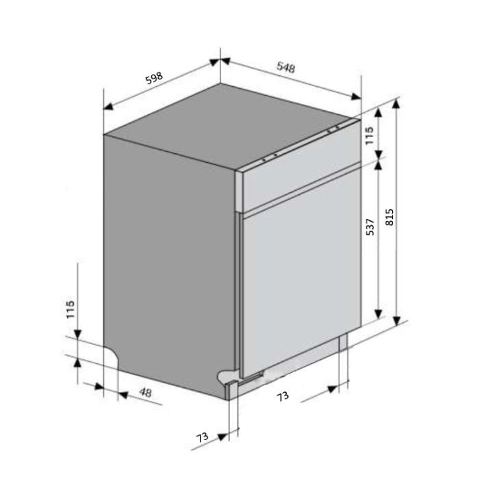 Посудомоечная машина Ventolux DW 6012 4M PP изображение 6