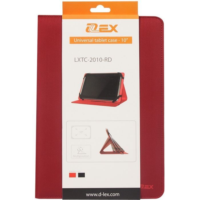 Чехол для планшета D-Lex 10'' 29*20.2*2.2 LXTC-2010-RD (4489) изображение 11