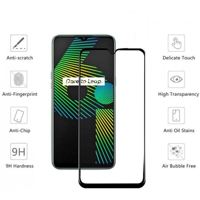 Скло захисне Drobak Realme 6i (Black) (121266) (121266) зображення 2