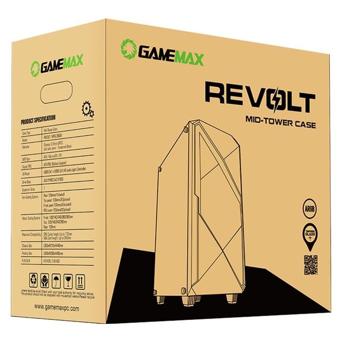 Корпус Gamemax Revolt изображение 11