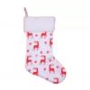 Украшение декоративное ColorWay Носок для подарков Merry Christmas WHITE (олени), 38 см (CW-MCS38WH)