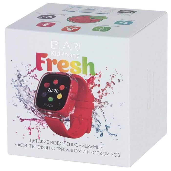Смарт-годинник Elari KidPhone Fresh Red з GPS-трекером (KP-F/Red) зображення 7