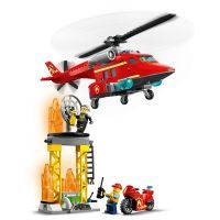 Конструктор LEGO City Fire Пожарный спасательный вертолет 212 деталей (60281) изображение 7