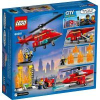 Конструктор LEGO City Fire Пожарный спасательный вертолет 212 деталей (60281) изображение 9