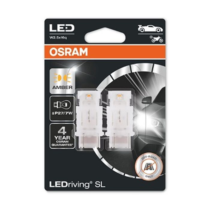 Автолампа Osram світлодіодна (3157DYP-02B) зображення 2