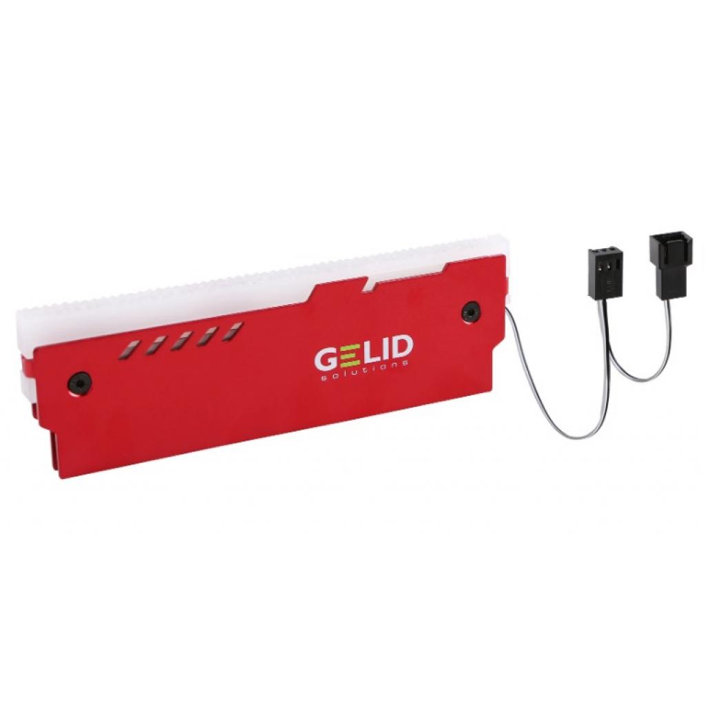 Охлаждение для памяти Gelid Solutions Lumen RGB RAM Memory Cooling Red (GZ-RGB-02) изображение 4