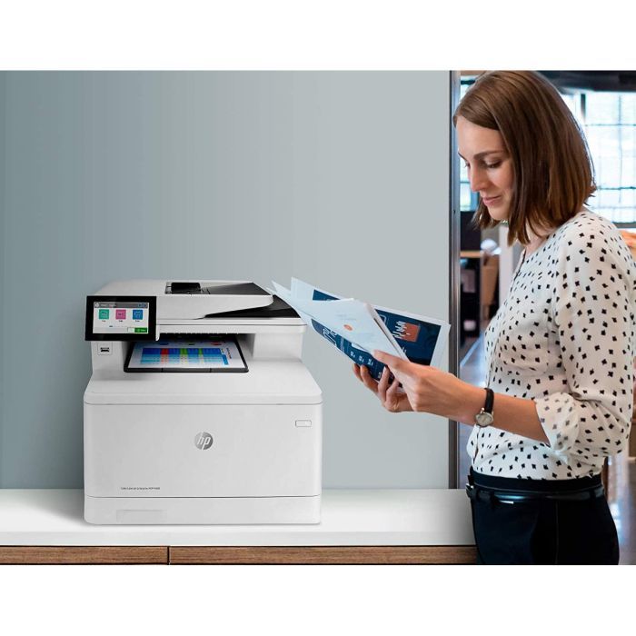 Багатофункціональний пристрій HP Color LJ Enterprise M480f (3QA55A) зображення 6