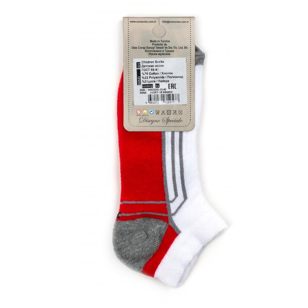 Шкарпетки дитячі BNM спортивні (M0C0201-0140-7B-red) зображення 3