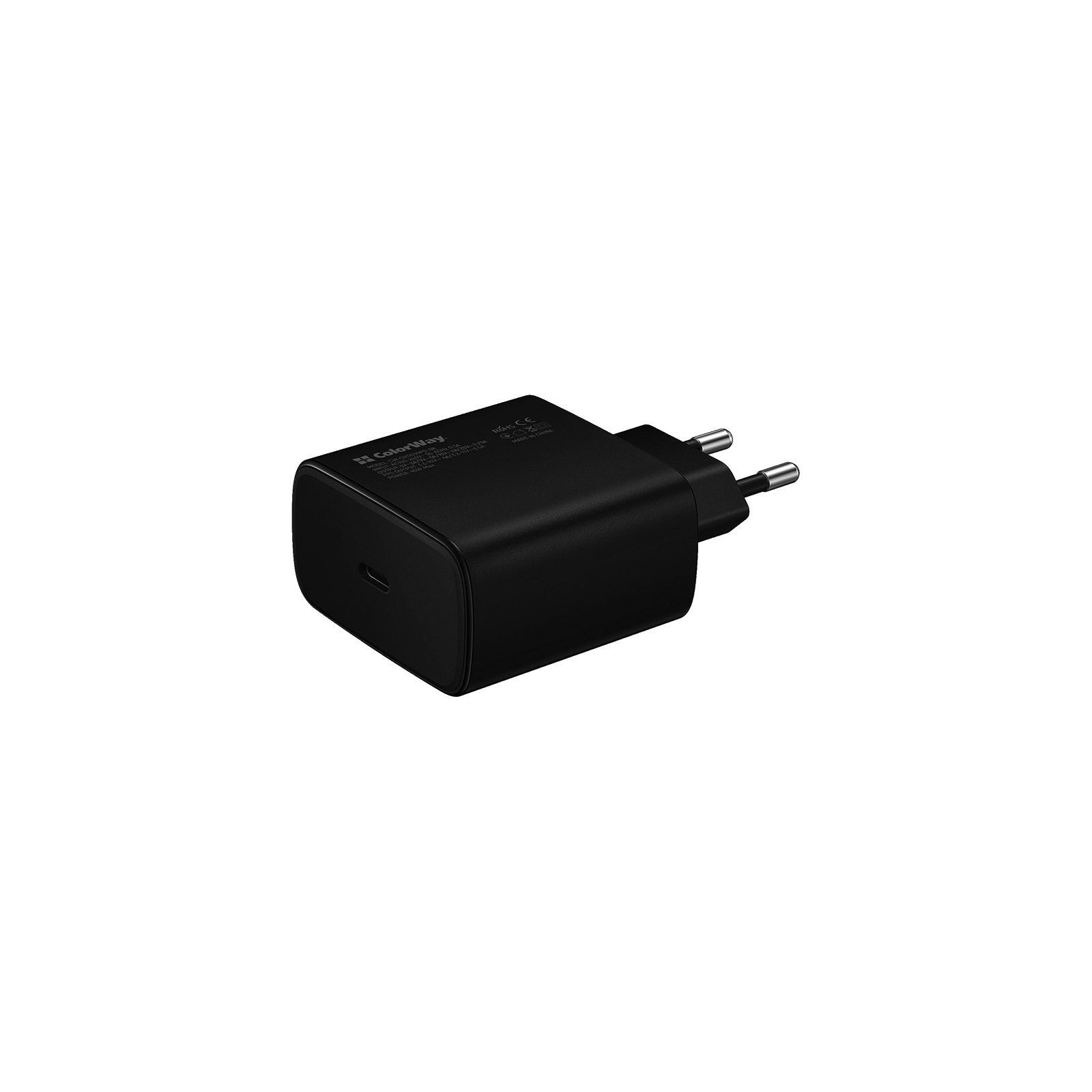 Зарядное устройство ColorWay Power Delivery Port PPS USB Type-C (45W) black (CW-CHS034PD-BK)
