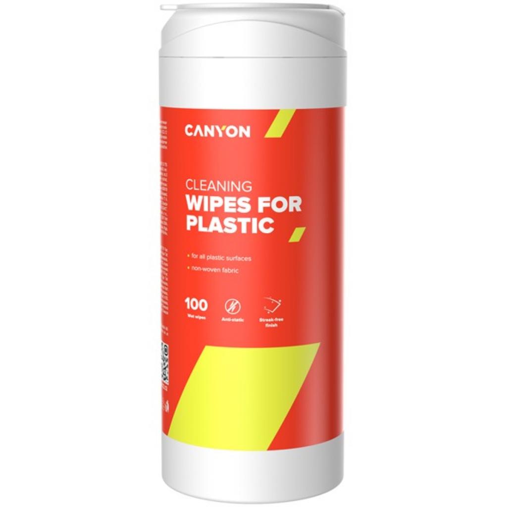 Салфетки Canyon Plastic Cleaning Wipes, 100 wipes (CNE-CCL12)