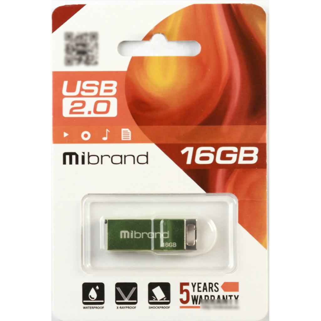 USB флеш накопитель Mibrand 4GB Сhameleon Light Green USB 2.0 (MI2.0/CH4U6LG) изображение 2