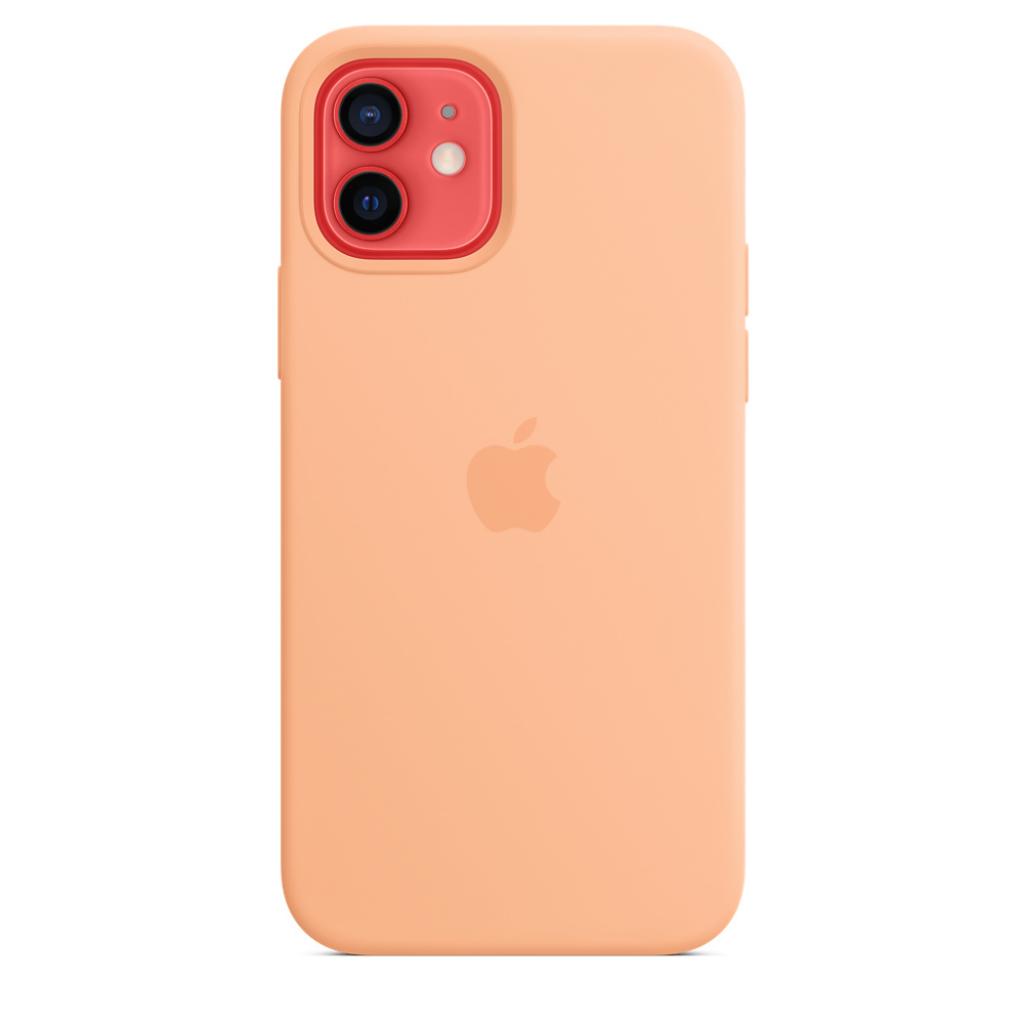 Чехол для мобильного телефона Apple iPhone 12 | 12 Pro Silicone Case with MagSafe - Cantaloupe, (MK023ZE/A) изображение 4