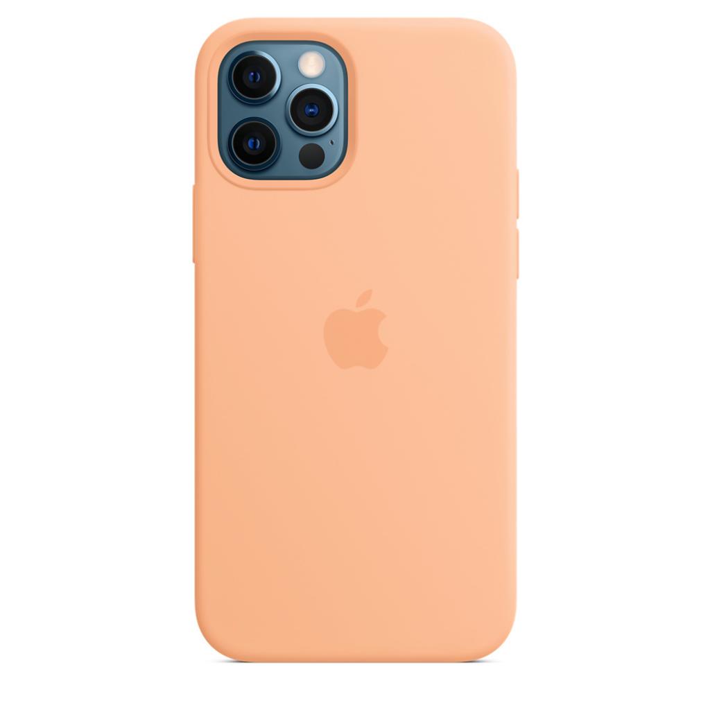 Чехол для мобильного телефона Apple iPhone 12 | 12 Pro Silicone Case with MagSafe - Cantaloupe, (MK023ZE/A) изображение 6