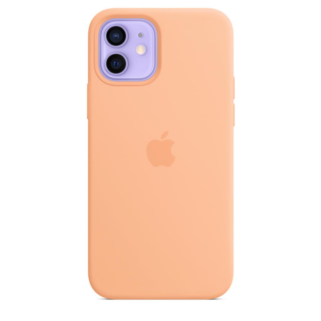 Чехол для мобильного телефона Apple iPhone 12 | 12 Pro Silicone Case with MagSafe - Cantaloupe, (MK023ZE/A)