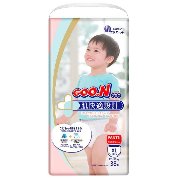 Подгузники GOO.N Plus Трусики 12-20 кг XL унисекс 38 шт (843341)